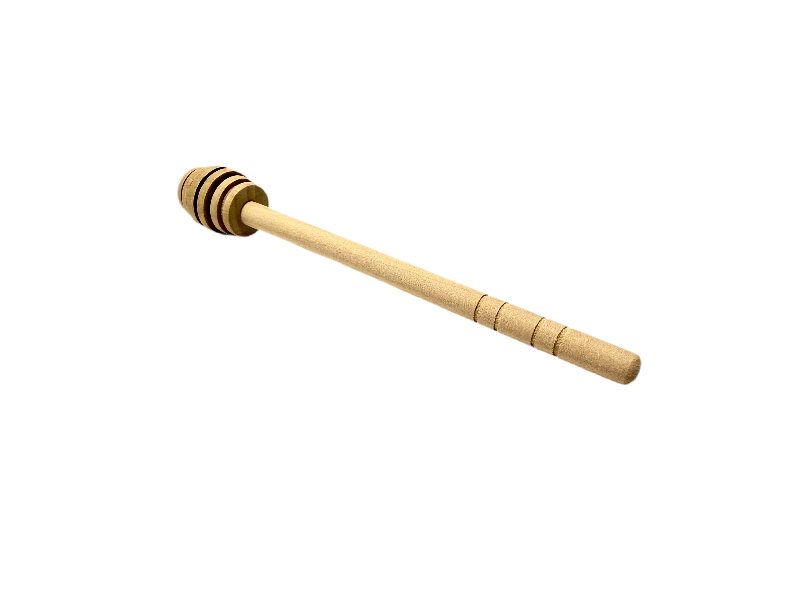 wooden honey dipper
