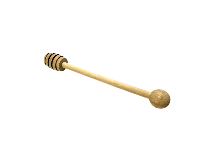 Wooden honey dipper