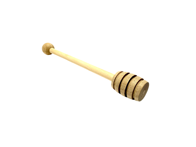 Wooden honey dipper