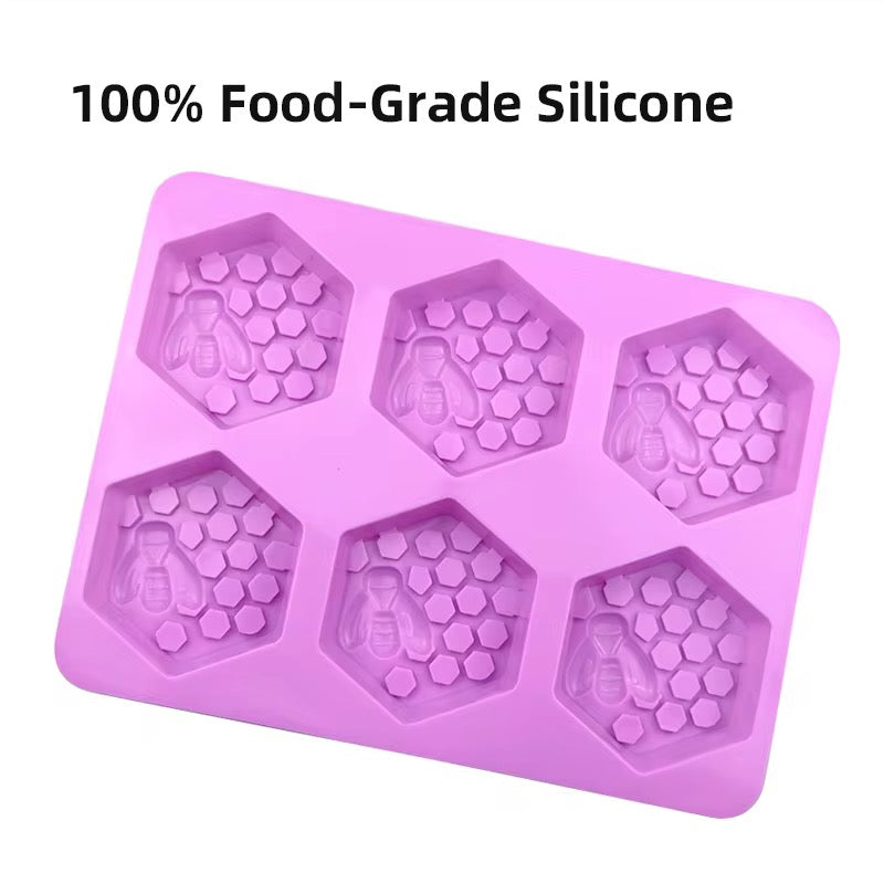 Honeycomb & Bee Soap/Wax Mold