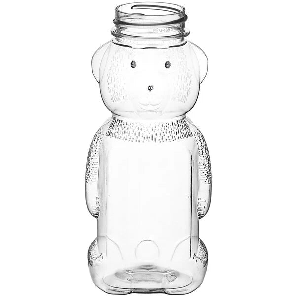 12oz Bear PET Honey Bottles, Case of 365