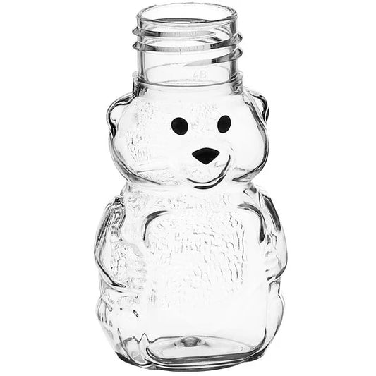 2oz Mini Bear PET Honey Bottles, Case of 800