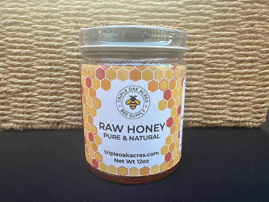 Raw Honey, 12oz Jar