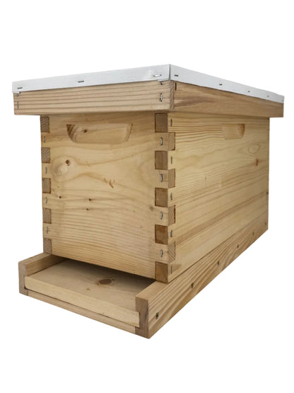 BIG BEE BUZZ PRE ORDER Wax Dipped Assembled 5 Frame Nuc Hive