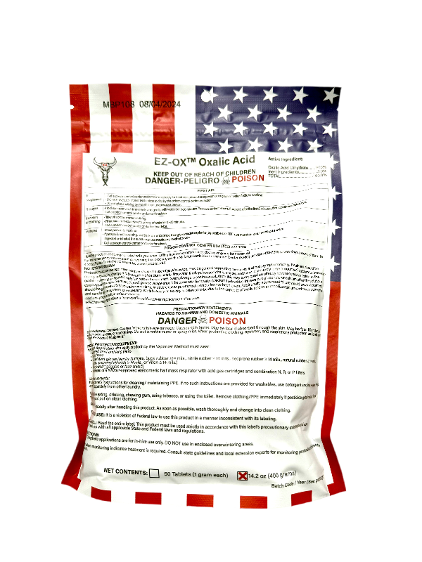 EZ-OX Oxalic Acid Powder – Triple Oak Acres Bee Supply