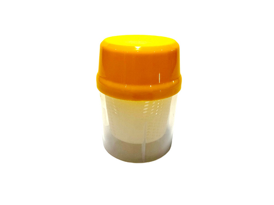 Varroa sampling mite wash container