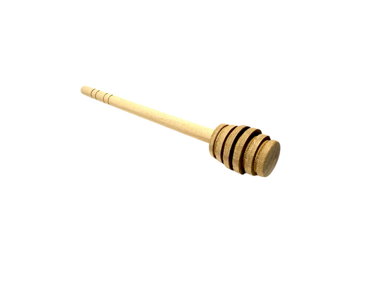 wooden honey dipper