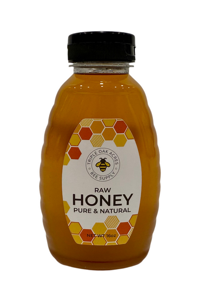 100% Pure Raw Honey, 16oz
