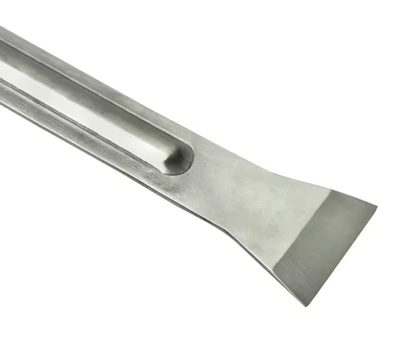 long Italian style stainless steel hive tool