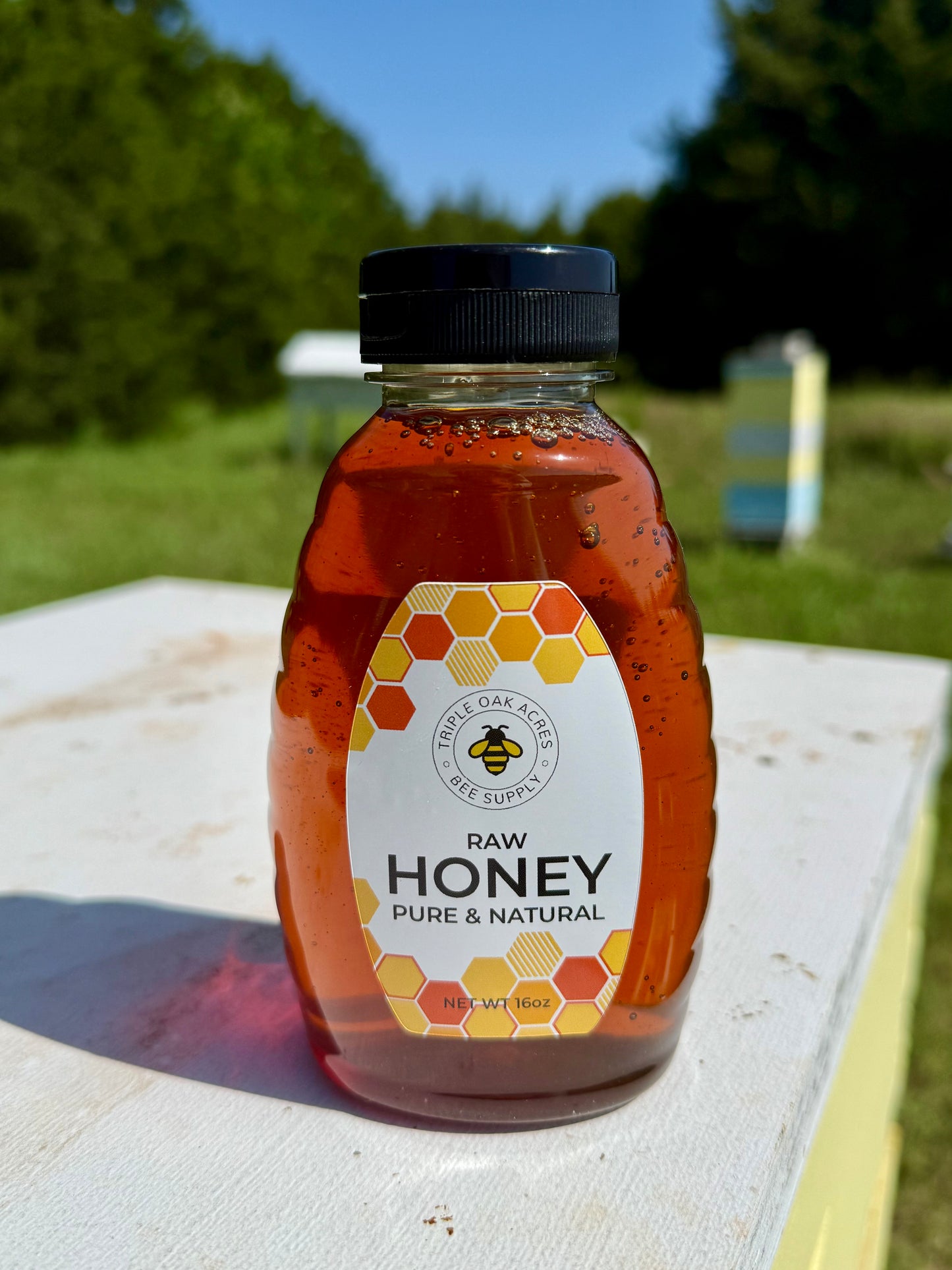 100% Pure Raw Honey, 16oz