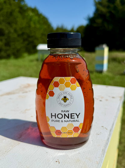 100% Pure Raw Honey, 16oz