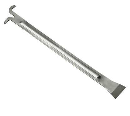 long Italian style stainless steel hive tool