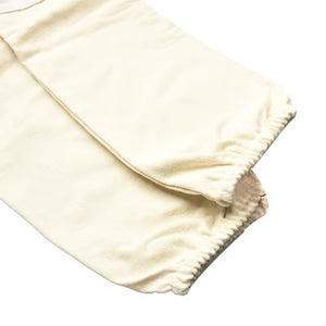 leather beekeeping gloves with canvas sleeves