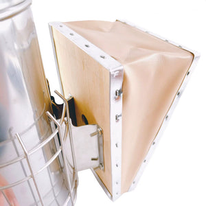 Tall stainless steel bee smoker