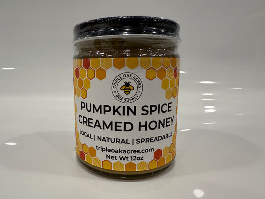 Pumpkin Spice Creamed Honey