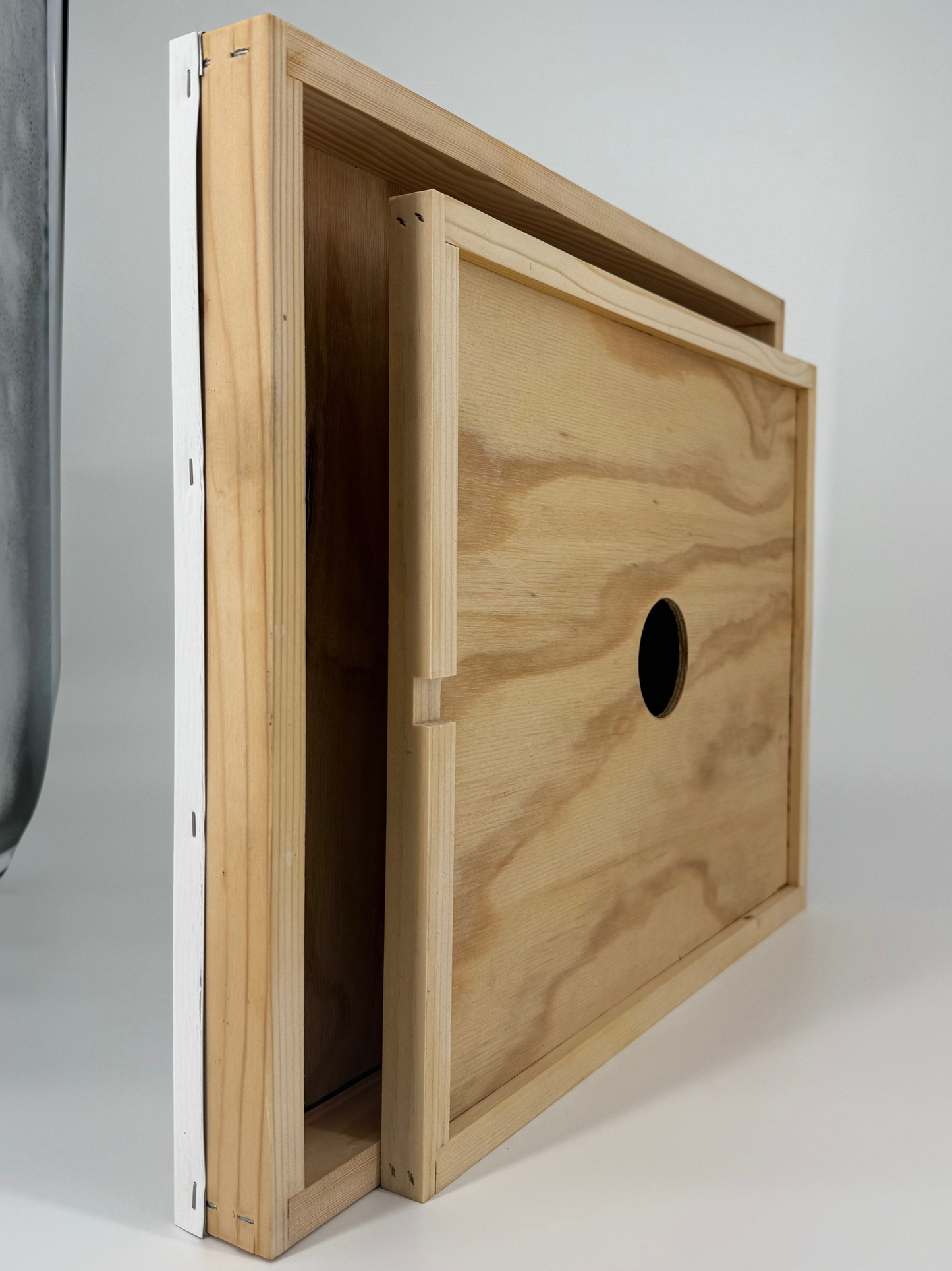 Wax Dipped Telescoping Lid with Inner Cover, 10 Frame