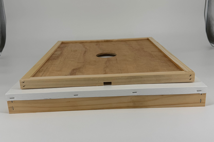 Wax Dipped Telescoping Lid with Inner Cover, 10 Frame