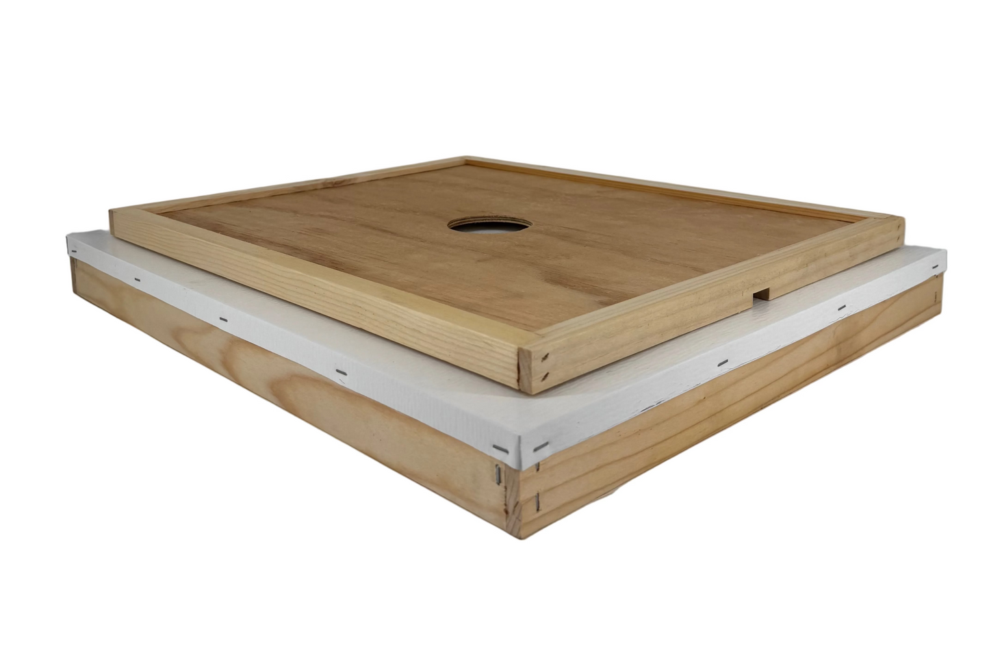 Wax Dipped Telescoping Lid with Inner Cover, 10 Frame