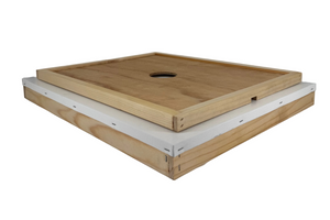 Wax Dipped Telescoping Lid with Inner Cover, 10 Frame