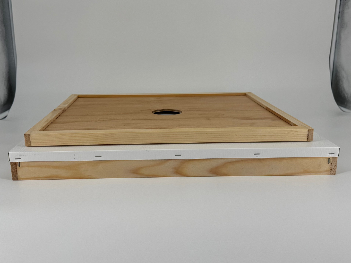 Wax Dipped Telescoping Lid with Inner Cover, 10 Frame