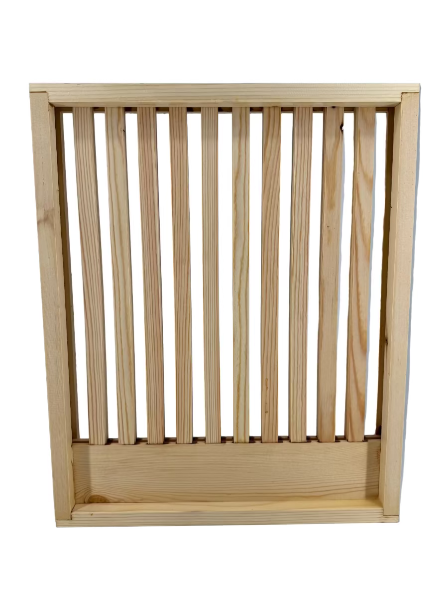10 frame wax dipped slatted rack