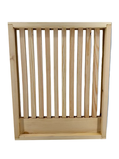 10 frame wax dipped slatted rack