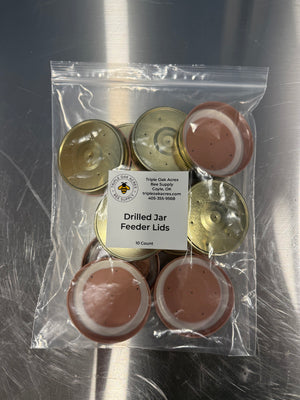 Pre-Drilled Jar Feeder Lids