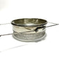stainless steel double honey strainer