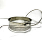 stainless steel double honey strainer