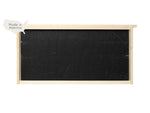 Premier Bee Products assembled deep frame with black foundation